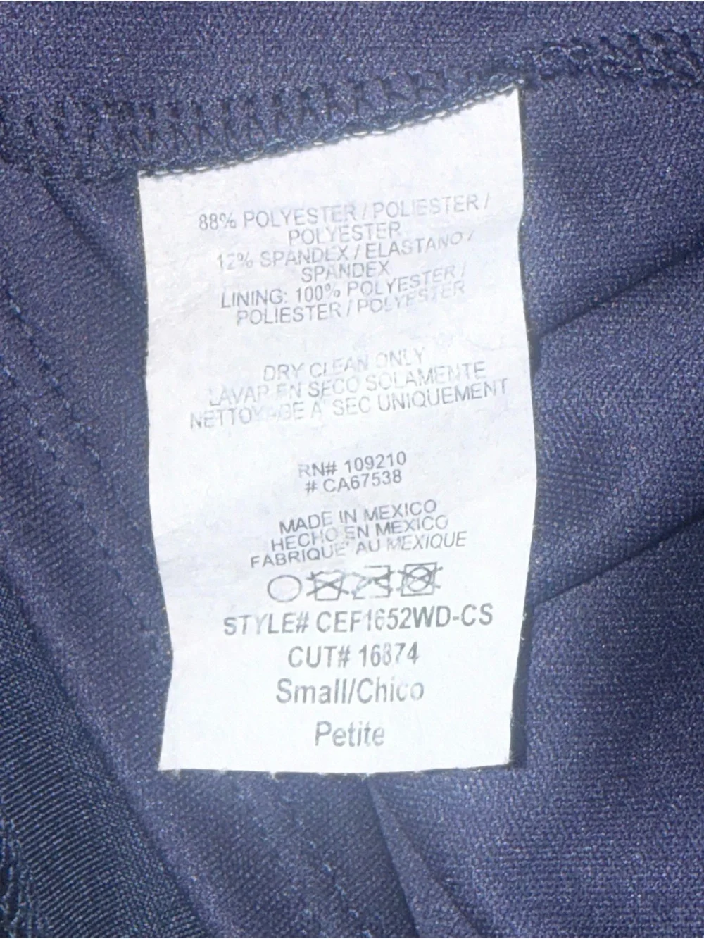 Windsor Navy Satin Corset Mini Dress Small navy mini date night beachy dress - Picture 10 of 11
